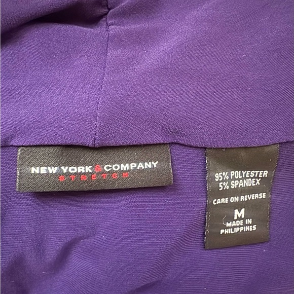 NEW YORK & COMPANY Faux Wrap Blouse - Picture 5 of 5